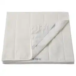 IKEA Witte rosenvial matrasbeschermer, rechthoekig met gewatteerd design aanbieding