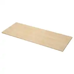 IKEA Ekbacken. Licht houten werkblad. Rechthoekige, gladde afwerking. 25 jaar garantie aanbieding