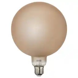 IKEA Ikea molnart: bruine bevroren glazen bol, warme gloed, energiezuinig aanbieding