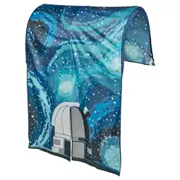 IKEA Sterrenbed tent voor kinderen, blauw & zwart, koepelvormig, ruimtethema aanbieding