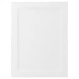 IKEA Axstad: witte, vierkante keukenkastdeur met zachte lijnen en inzetpaneel, mat oppervlak aanbieding