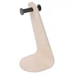 IKEA LÅnespelare balhoofdstandaard, licht hout, zwarte accenten, gebogen, muurbeugel aanbieding
