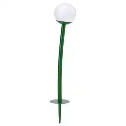IKEA Solvinden: groene buitenlamp met witte bolvormige kap aanbieding