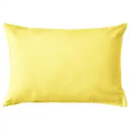 IKEA Felgeel, rechthoekig sanela kussen met gladde textuur, voelt zacht aan, onzichtbare ritssluiting aanbieding
