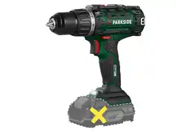 Lidl PARKSIDE Accu-schroefboormachine 20 V zonder accu en lader aanbieding