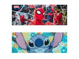 Lidl Kinder bureau-onderlegger - Stitch of Spiderman aanbieding
