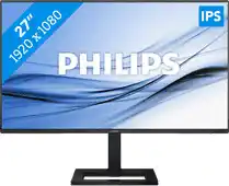 Bol.com Philips 27E1N1300AE - Full HD USB-C Monitor - 65w - 27 inch aanbieding