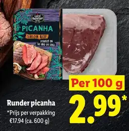 Lidl Runder picanha aanbieding