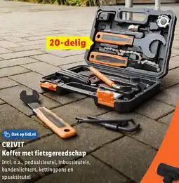Lidl Crivit Koffer met fietsgereedschap aanbieding