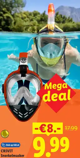 Lidl Crivit Snorkelmasker aanbieding