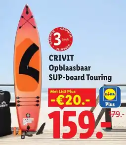 Lidl Crivit Opblaasbaar SUP-board Touring aanbieding