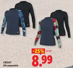 Lidl Crivit UV-zwemshirt aanbieding