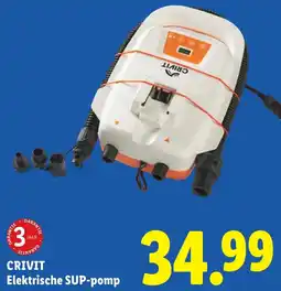 Lidl Crivit Elektrische SUP-pomp aanbieding