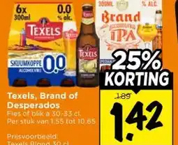 Vomar Voordeelmarkt Texels, Brand of Desperados aanbieding