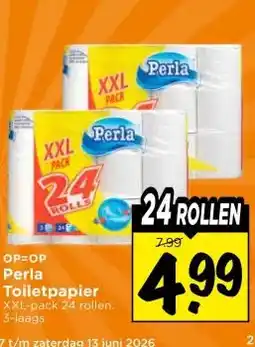 Vomar Voordeelmarkt Perla Toiletpapier aanbieding
