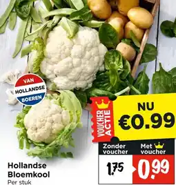 Vomar Voordeelmarkt Hollandse Bloemkool aanbieding