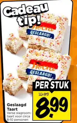 Vomar Voordeelmarkt Geslaagd Taart aanbieding