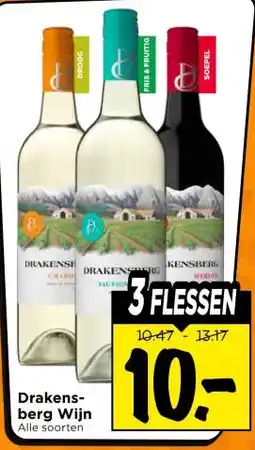Vomar Voordeelmarkt Drakens- berg Wijn aanbieding