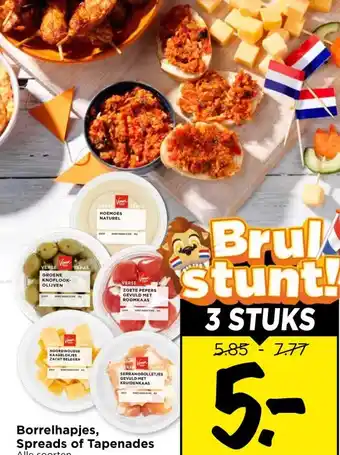 Vomar Voordeelmarkt Borrelhapjes, Spreads of Tapenades aanbieding