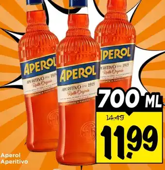 Vomar Voordeelmarkt Aperol Aperitivo aanbieding