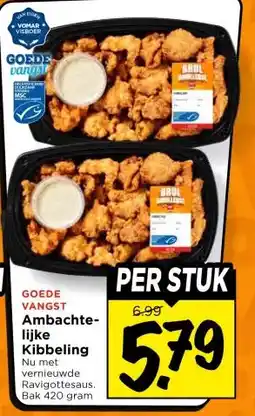 Vomar Voordeelmarkt Ambachte- lijke Kibbeling aanbieding