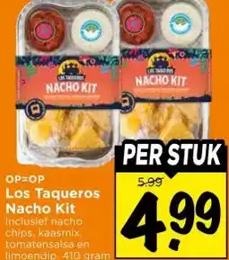 Vomar Voordeelmarkt Los Taqueros Nacho Kit aanbieding
