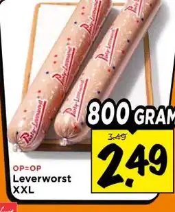 Vomar Voordeelmarkt Leverworst aanbieding