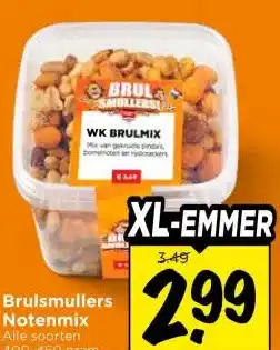 Vomar Voordeelmarkt Brulsmullers Notenmix aanbieding