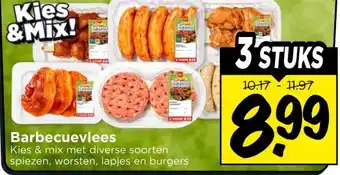 Vomar Voordeelmarkt Barbecuevlees aanbieding