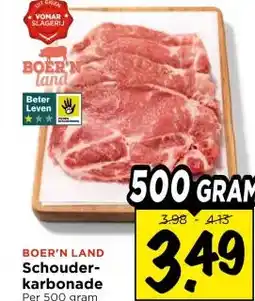 Vomar Voordeelmarkt Schouder- karbonade aanbieding