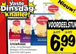 Vomar Voordeelmarkt Uniekaas aanbieding