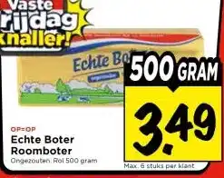 Vomar Voordeelmarkt Echte Boter Roomboter aanbieding