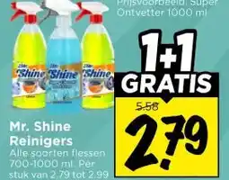 Vomar Voordeelmarkt Mr. Shine Reinigers aanbieding
