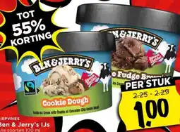 Vomar Voordeelmarkt Ben & Jerry's IJs aanbieding