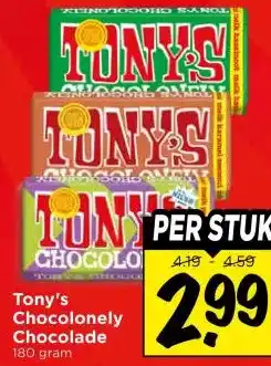Vomar Voordeelmarkt Tony's Chocolonely Chocolade aanbieding