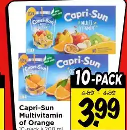 Vomar Voordeelmarkt Capri-Sun Multivitamin of Orange aanbieding