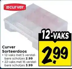 Vomar Voordeelmarkt Curver Sorteerdoos aanbieding