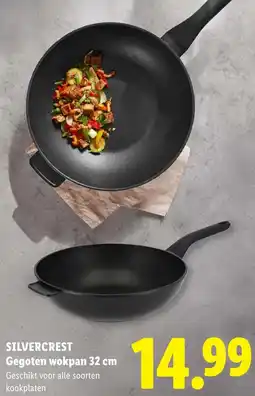 Lidl Silvercrest Gegoten wokpan aanbieding