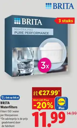 Lidl Brita Waterfilters aanbieding