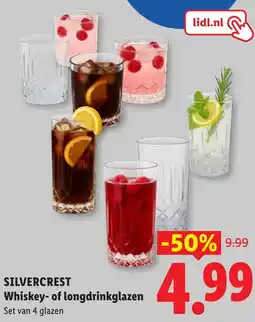 Lidl Silvercrest Whiskey of longdrinkglazen aanbieding