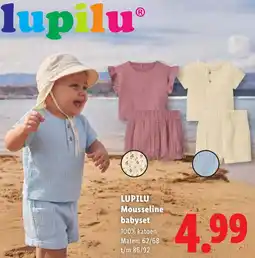 Lidl Lupilu Mousseline babyset aanbieding