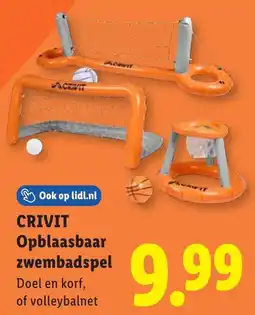 Lidl Crivit Opblaasbaar zwembadspel aanbieding