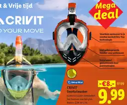 Lidl Crivit Snorkelmasker aanbieding
