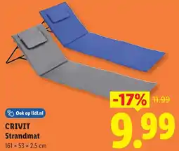 Lidl Crivit Strandmat aanbieding