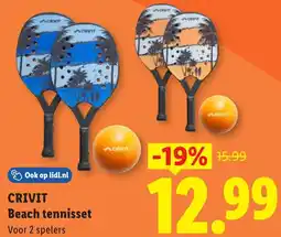 Lidl Crivit Beach tennisset aanbieding