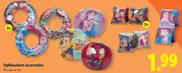 Lidl Opblaasbare accessoires aanbieding