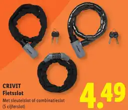 Lidl Crivit Fietsslot aanbieding