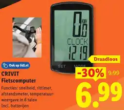 Lidl Crivit Fietscomputer aanbieding
