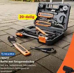 Lidl Crivit Koffer met fietsgereedschap aanbieding