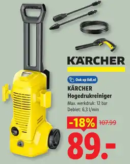 Lidl Kärcher Hogedrukreiniger aanbieding